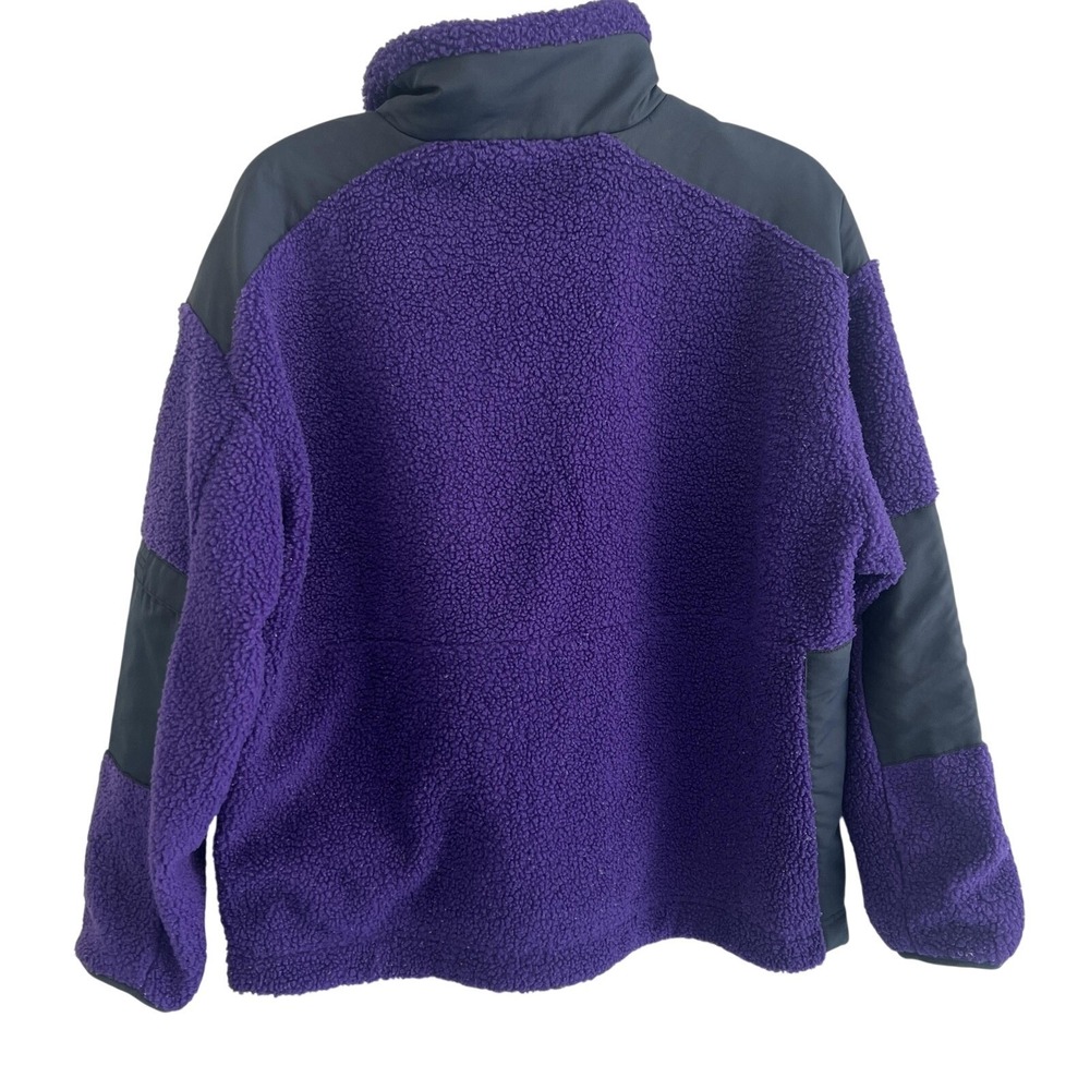 Cotopaxi Jacket Mens Large Purple Sherpa Fleece Full Zip Colorblock Hiking - Picture 4 of 16